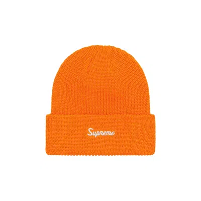 Pre-owned Supreme Loose Gauge Beanie 'orange' | Men's Size Onesize