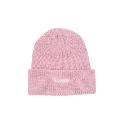 Pre-owned Supreme Loose Gauge Beanie 'pink'
