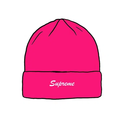 Pre-owned Supreme Loose Gauge Beanie (ss21) In Pink
