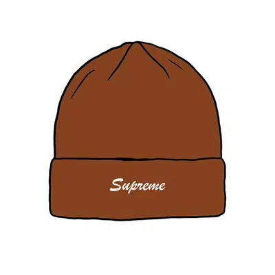 Pre-owned Supreme Loose Gauge Beanie (ss21) In Tan In Brown