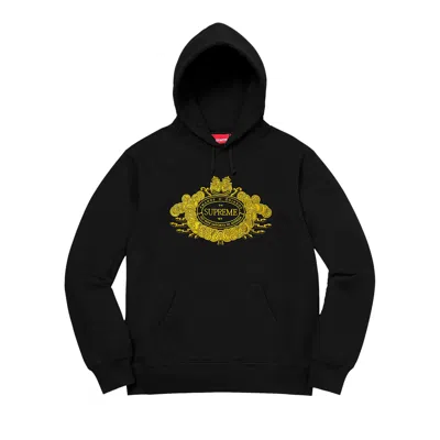 Pre-owned Supreme Love Or Hate Hooded Sweatshirt 'black' | Men's Size M