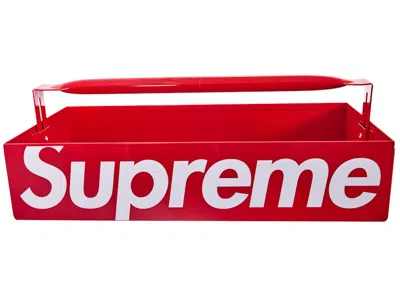 Pre-owned Supreme Mac Tools Tote Tray In Red