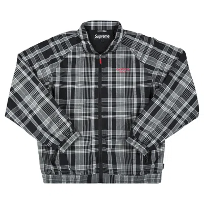Pre-owned Supreme Madras Track Jacket 'black' | Men's Size Xl