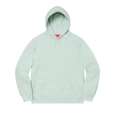 Pre-owned Supreme Malcolm X Hooded Sweatshirt 'pale Mint' In Blue
