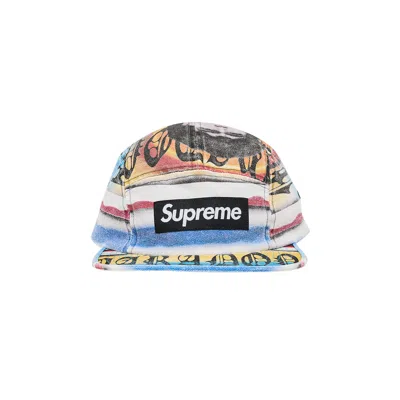 Pre-owned Supreme Maradona Camp Cap 'multicolor' In Multi-color