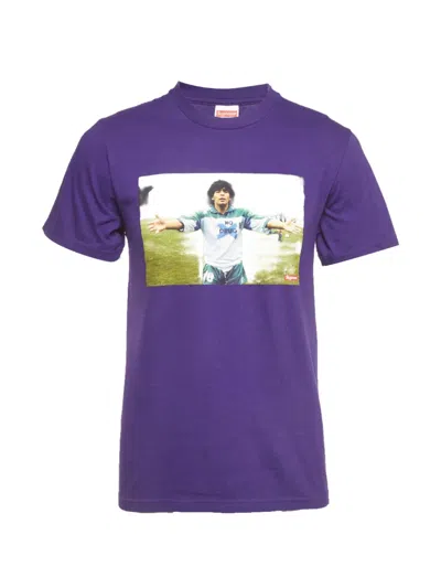 Pre-owned Supreme Maradona T-shirt In Purple