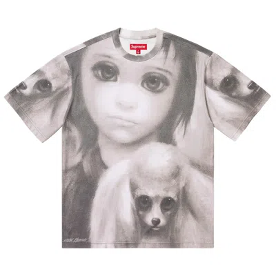 Pre-owned Supreme Margaret Keane Best Friends Short-sleeve Top 'grey'
