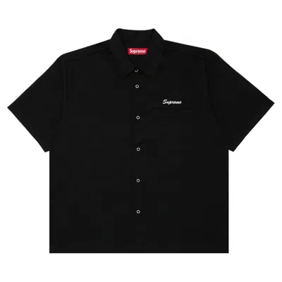 Pre-owned Supreme Margaret Keane Teardrop Short-sleeve Work Shirt 'black'