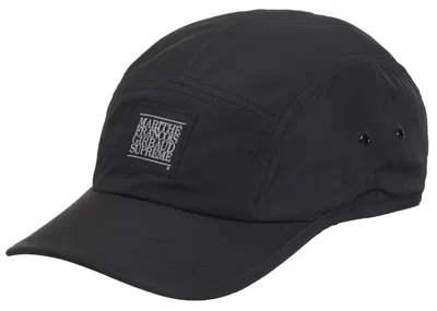 Pre-owned Supreme Marithé + François Girbaud Sport Camp Cap In Black