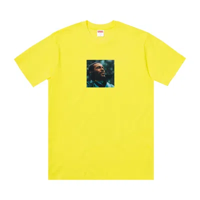 Pre-owned Supreme Marvin Gaye Tee 'yellow'