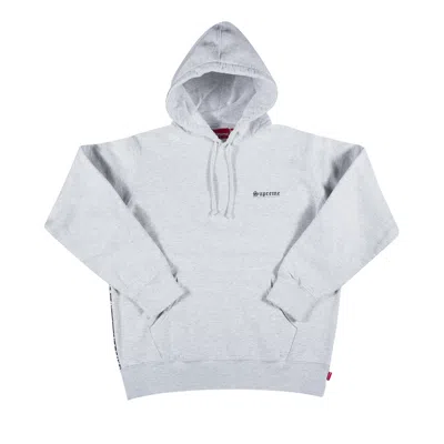 Pre-owned Supreme Mary Hooded Sweatshirt 'ash Grey'