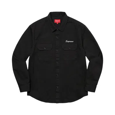 Pre-owned Supreme Mary Work Shirt 'black' | Men's Size Xl