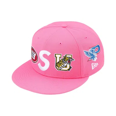 Pre-owned Supreme Mascots S Logo New Era 'pink' | Men's Size 7.75