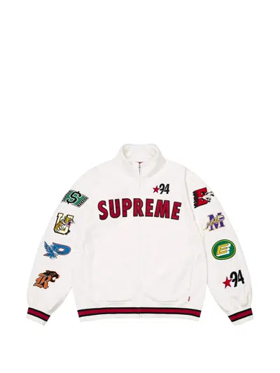 Supreme Mascots Zip-up Jacket In White