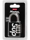 Supreme Master Numeric Combination Lock In Black