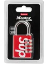 Supreme Master Numeric Combination Lock In Red