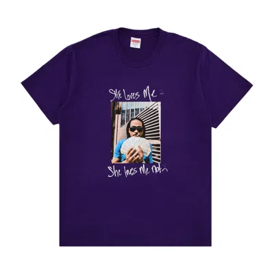 Pre-owned Supreme Max B Tee 'purple' | Men's Size S