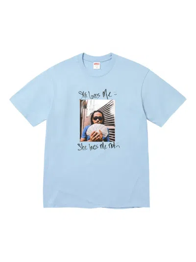 Supreme Max B T-shirt In Blue