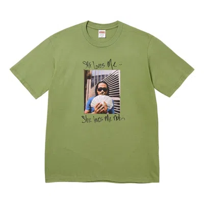SUPREME Supreme Max B T-Shirt 'Moss'