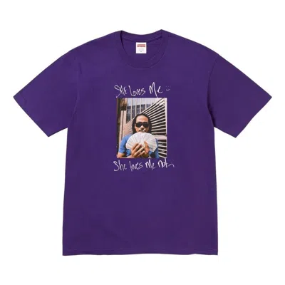 Supreme Max B T-shirt 'purple'