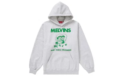 Pre-owned Supreme Melvins Hooded Sweatshirt Ash Grey