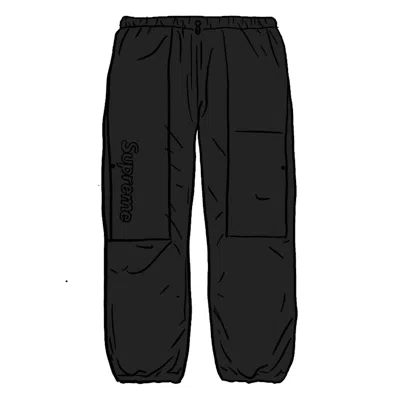 Pre-owned Supreme Men's  2tone Cinch Pant In Black