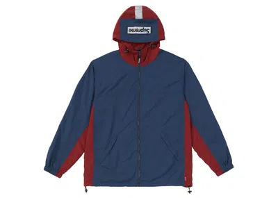 Pre-owned Supreme Men's  2tone Zip Up Jacket In Navy Blue