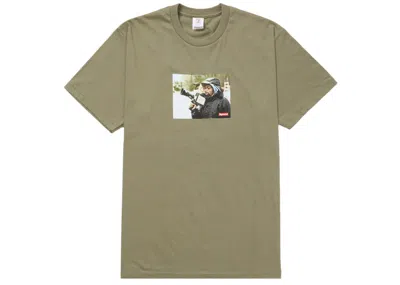 Pre-owned Supreme Men's  40 Acres Spike Tee Shirt In Olive