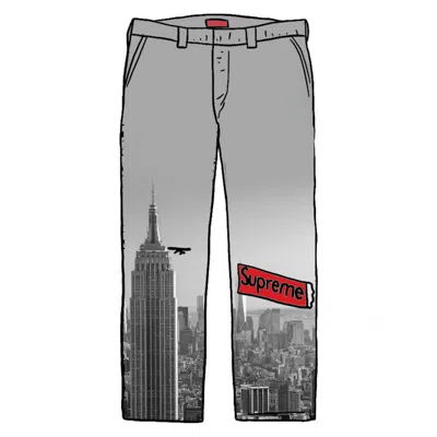 Pre-owned Supreme Men's  Aerial Tapestry Regular Jean In Multi