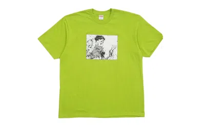 Pre-owned Supreme Men's  Akira Arm Tee Shirt In Lime