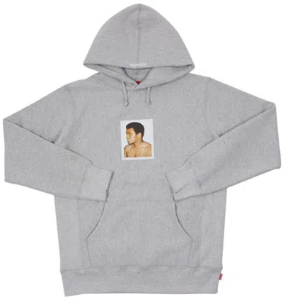 Pre-owned Supreme Men's  Aliwarhol Hooded Sweatshirt In Grey