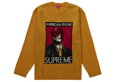 Pre-owned Supreme Men's  American Psycho Sweater In Yellow