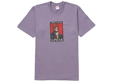 Pre-owned Supreme Men's  American Psycho Tee Shirt In Purple