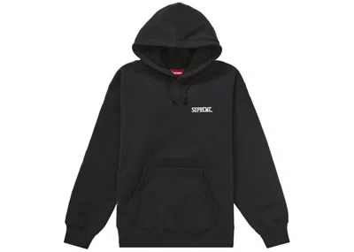 Pre-owned Supreme Men's  Anarchy Hooded Sweatshirt In Black