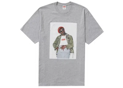 Pre-owned Supreme Men's  André 3000 Tee Shirt In Heather Grey