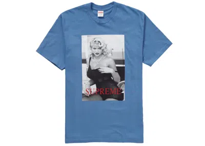 Pre-owned Supreme Men's  Anna Nicole Smith Tee Shirt In Dusty Light Royal