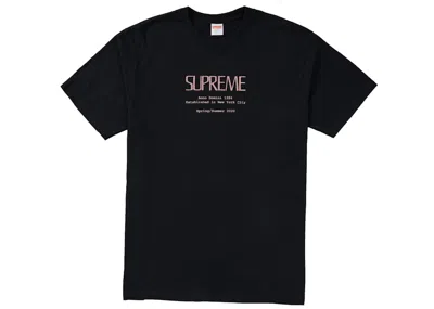 Pre-owned Supreme Men's  Anno Domini Tee Shirt In Black