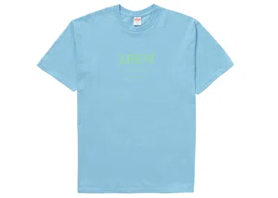 Pre-owned Supreme Men's  Anno Domini Tee Shirt In Light Blue