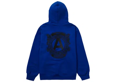 Pre-owned Supreme Men's  Anti Hooded Sweatshirt In Royal