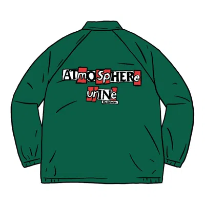 Pre-owned Supreme Men's  Antihero Snap Front Twill Jacket In Dark Green