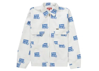 Pre-owned Supreme Men's  Antihero Work Jacket In White