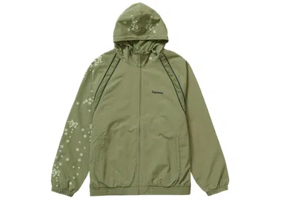 Pre-owned Supreme Men's  Aoi Glowinthedark Track Jacket In Olive In Green