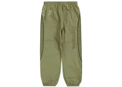 Pre-owned Supreme Men's  Aoi Glowinthedark Track Pant In Olive
