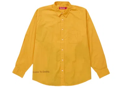 Pre-owned Supreme Men's  Aphex Twin Shirt In Orange