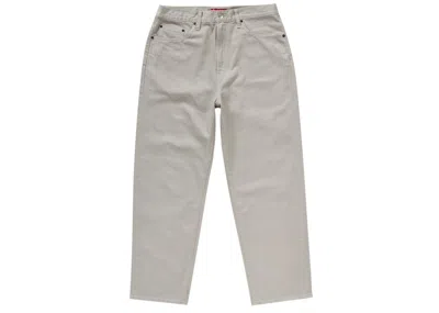 Pre-owned Supreme Men's  Baggy Jean (fw24) In Grey In Gray