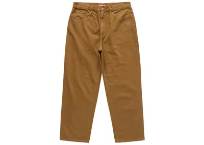 Pre-owned Supreme Men's  Baggy Jean (fw24) In Light Brown