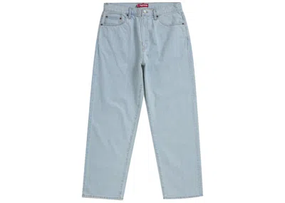 Pre-owned Supreme Men's  Baggy Jean (fw25) In Light Indigo In Purple