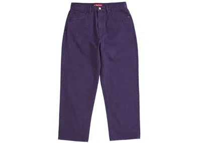 Pre-owned Supreme Men's  Baggy Jean (ss25) In Purple