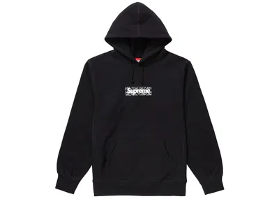 Pre-owned Supreme Men's  Bandana Box Logo Hooded Sweatshirt In Black