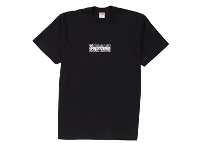 Pre-owned Supreme Men's  Bandana Box Logo Tee Shirt In Black